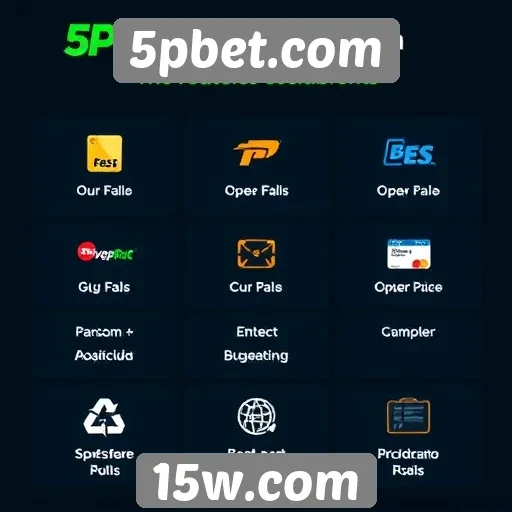 Sistemas de pagamento aceitos no 5pbet