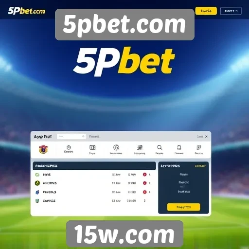Interface do usuário do site 5pbet.com é amigável